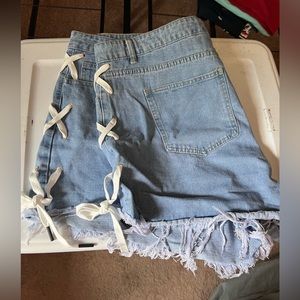 SHEIN lace side shorts 4XL never worn